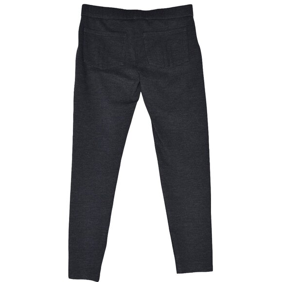 Trina Turk Navy Herringbone Pants Size 6 Tailored Pull On Workwear Chic - Picture 8 of 9